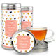 Gold Hearts Tea Tin Party Favors Image 6 of 9